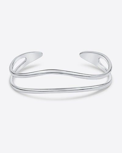 DANIEL CLIFFORD „Julie“ Damen Armband Silber 925 silberarmband größenverstellbar, silberner Armreif mehrreihig Sterlingsilber für Frauen